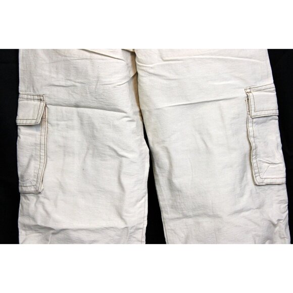 2008 Gymboree Global Surf Cargo Pants Light Khaki Casual sz 7 Boys Beach Roll up - Picture 7 of 9